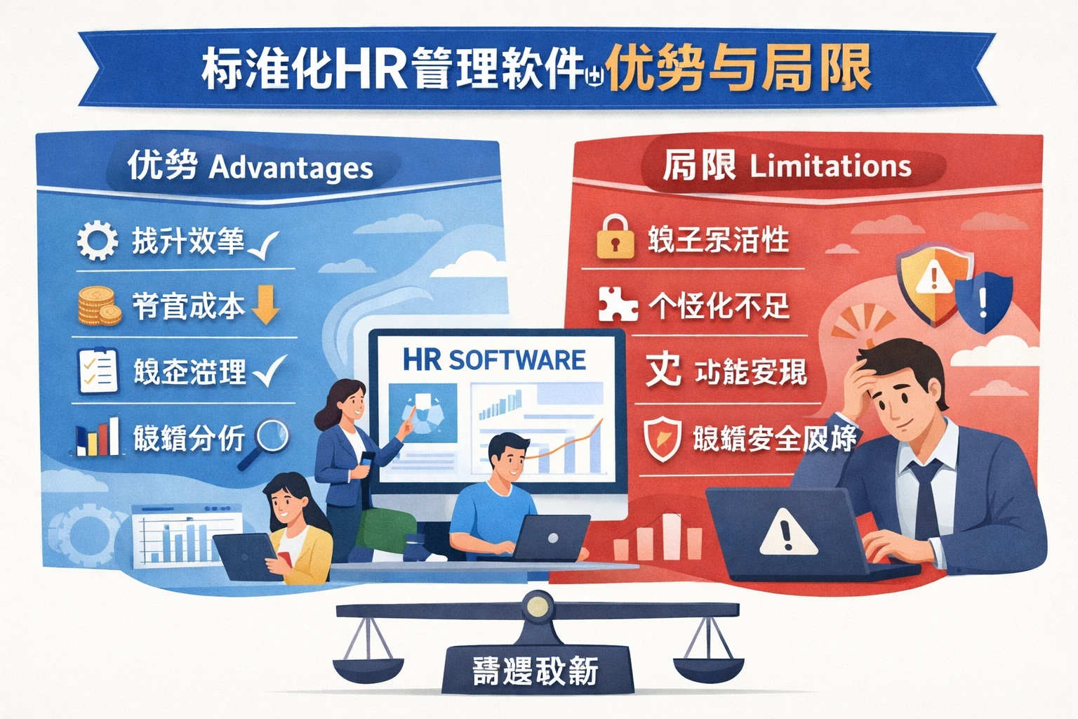 标准化HR管理软件的优势与局限