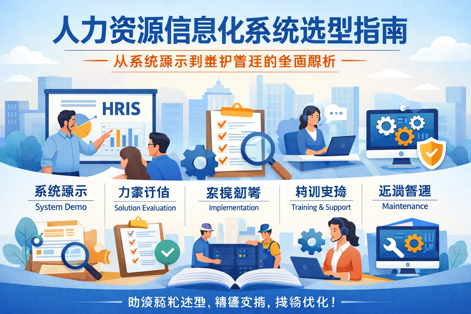 人力资源信息化系统选型指南：从系统演示到维护管理的全面解析