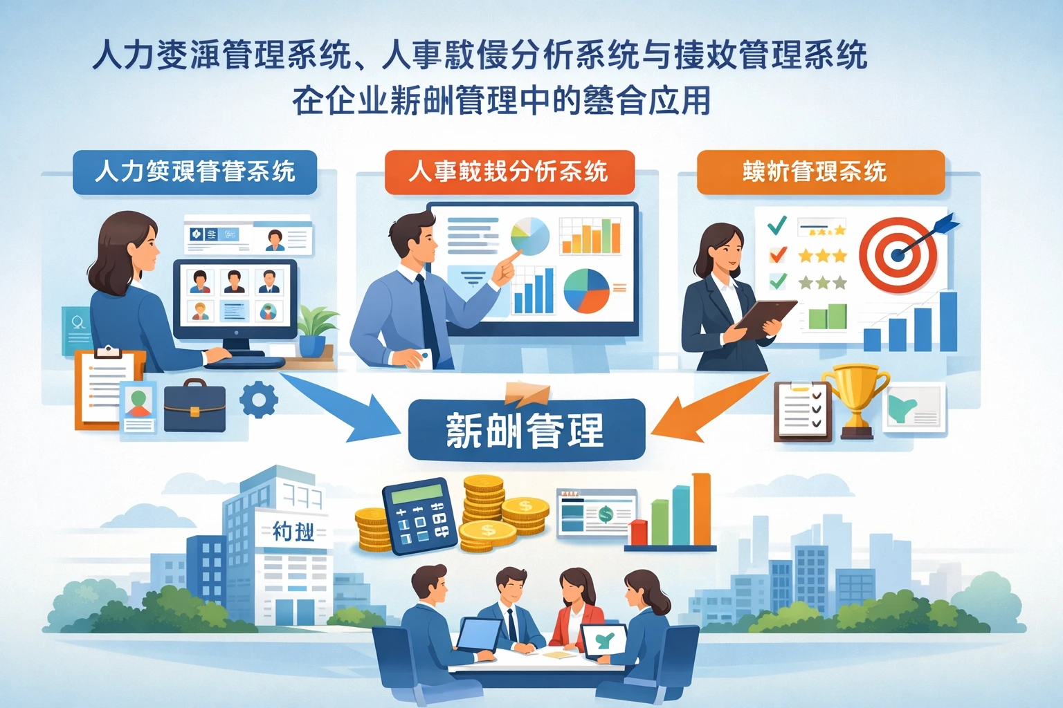 人力资源管理系统、人事数据分析系统与绩效管理系统在企业薪酬管理中的整合应用