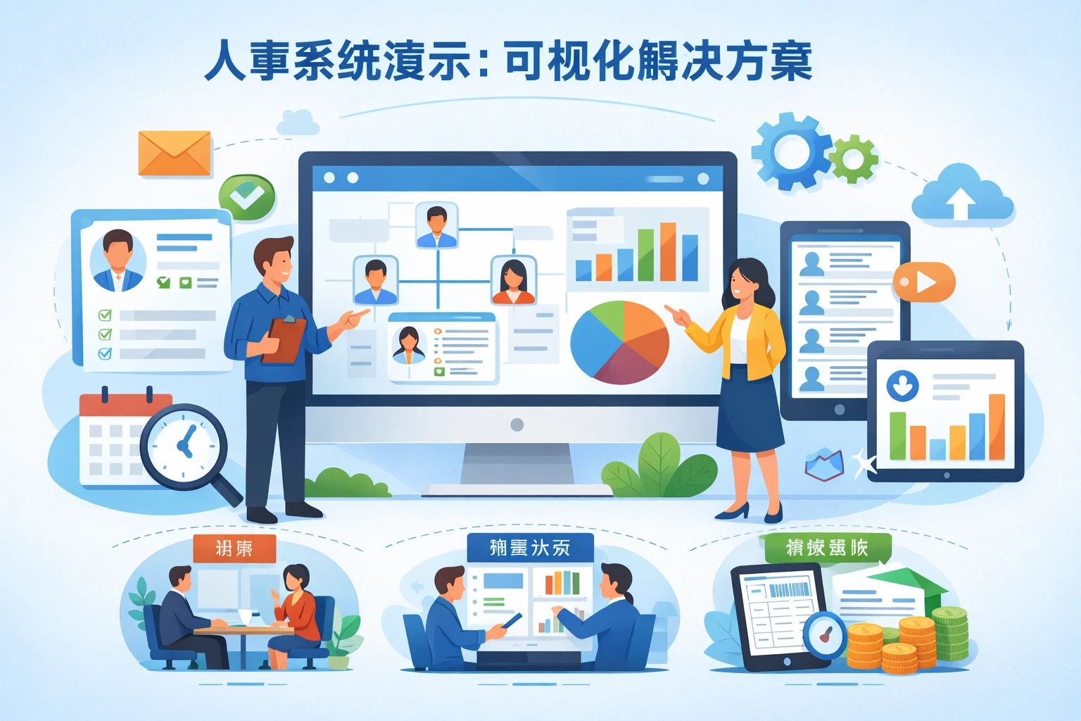 人事系统演示：可视化解决方案