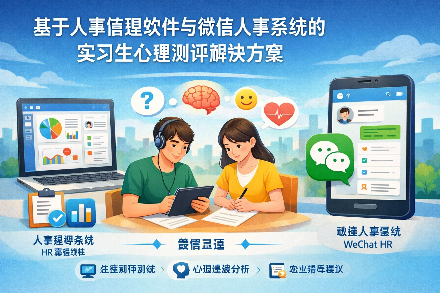 基于人事管理软件与微信人事系统的实习生心理测评解决方案