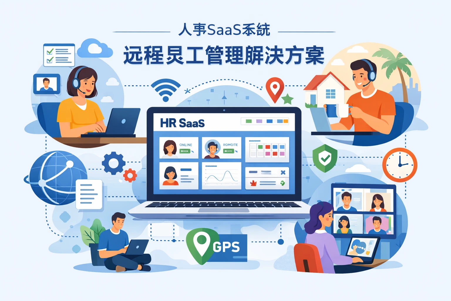 人事SaaS系统的远程员工管理解决方案