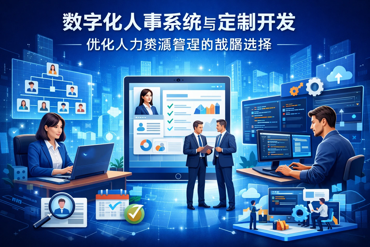 数字化人事系统与定制开发:优化人力资源管理的战略选择