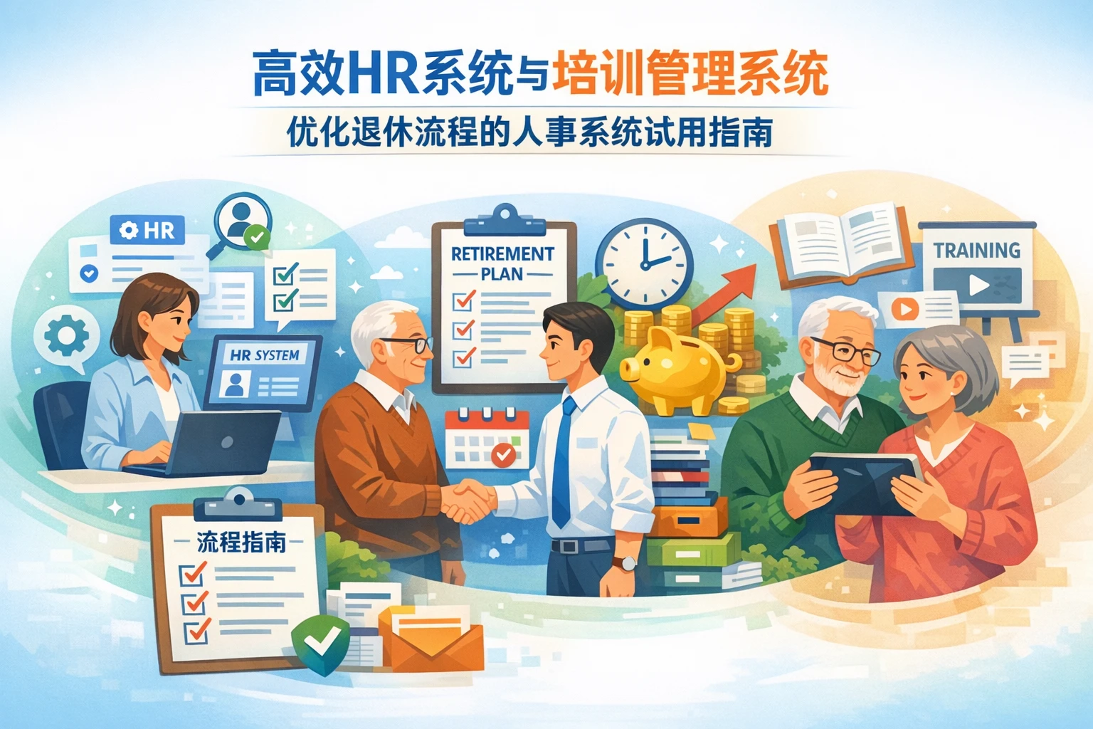 高效HR系统与培训管理系统：优化退休流程的人事系统试用指南