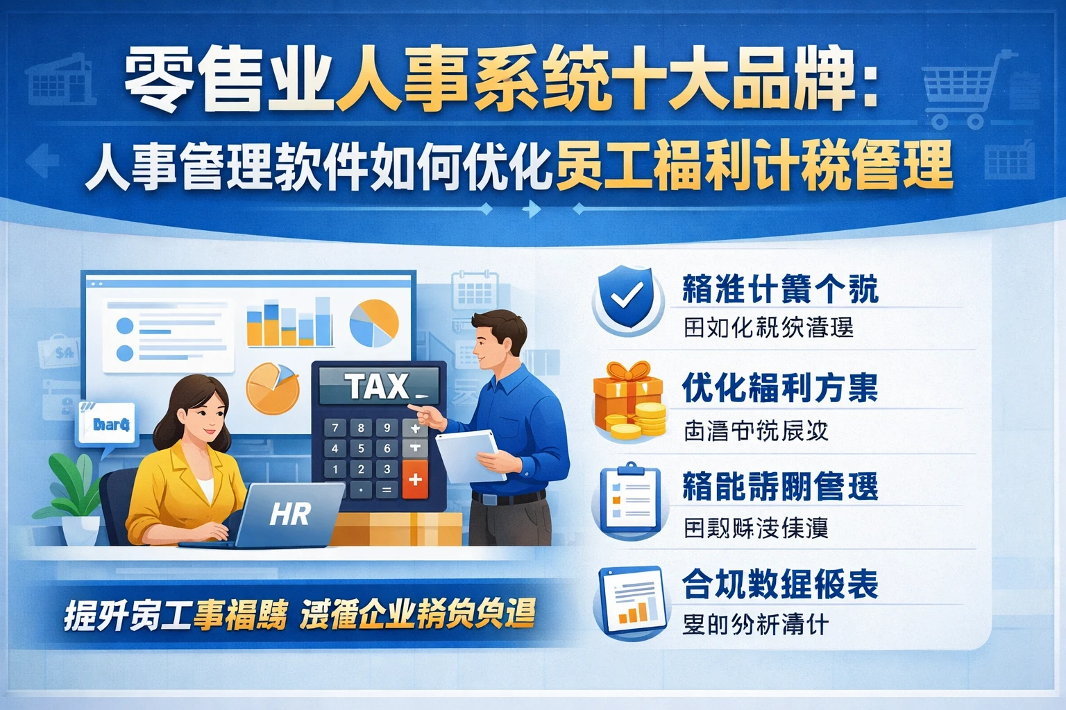 零售业人事系统十大品牌：人事管理软件如何优化员工福利计税管理