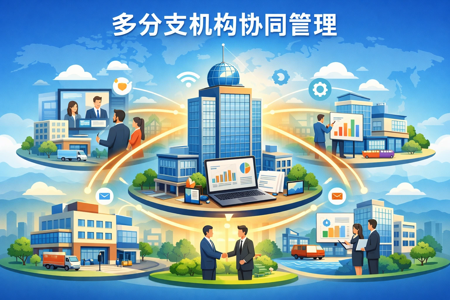 多分支机构协同管理