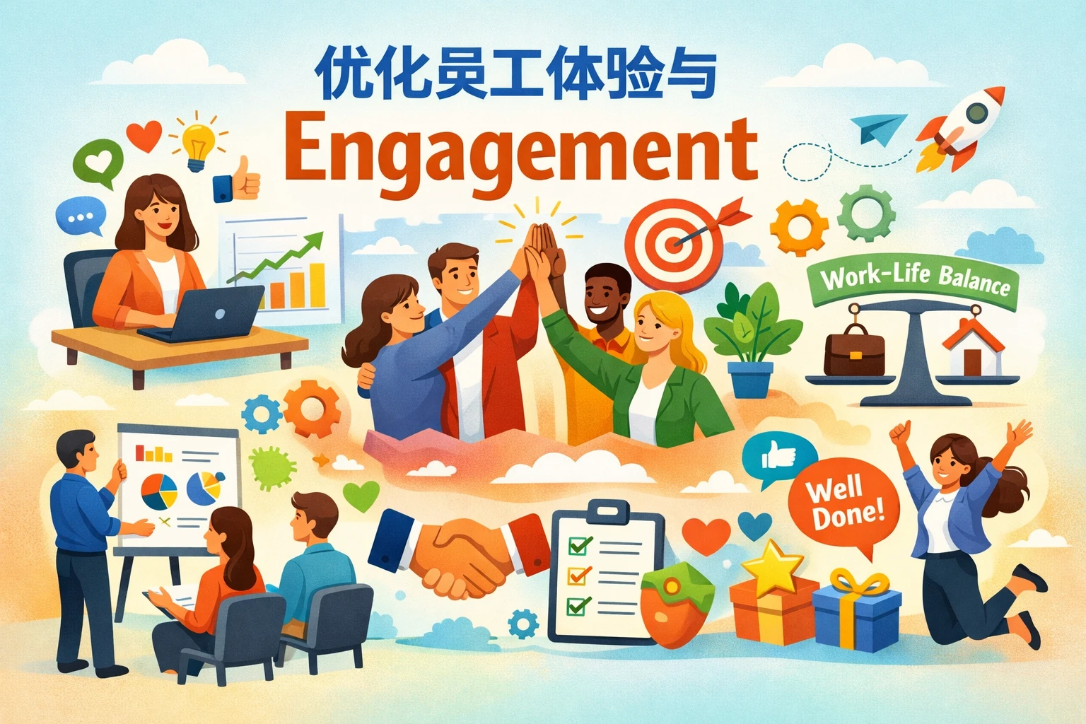 优化员工体验与 engagement
