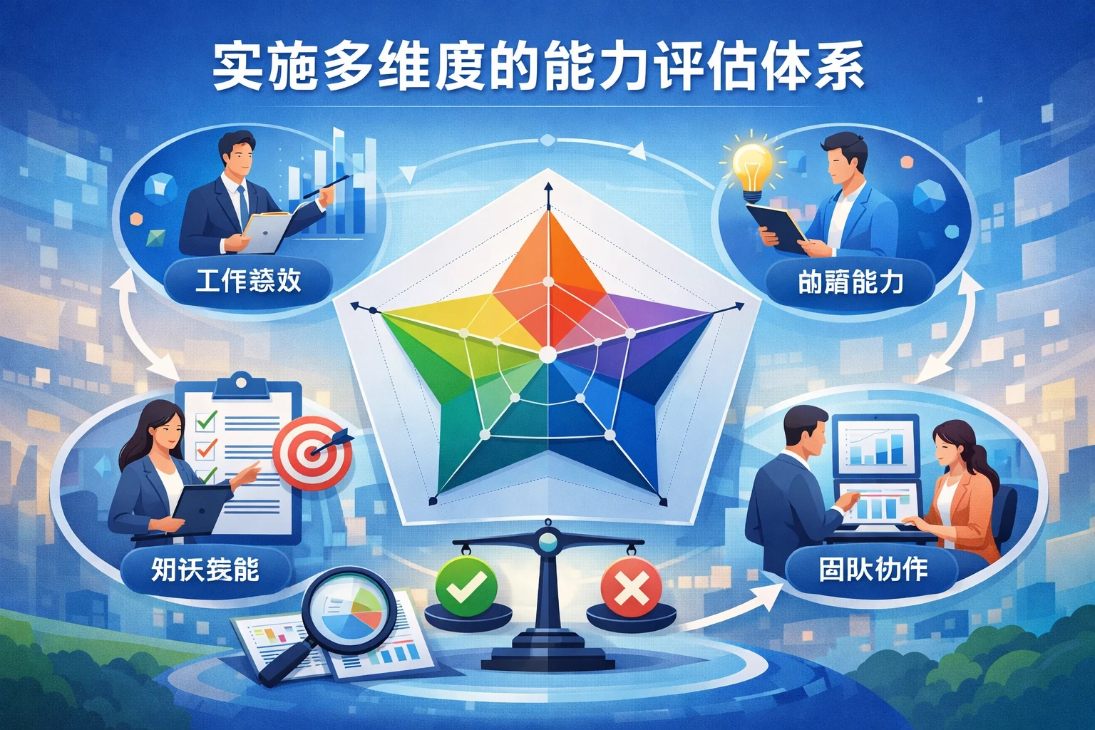 实施多维度的能力评估体系