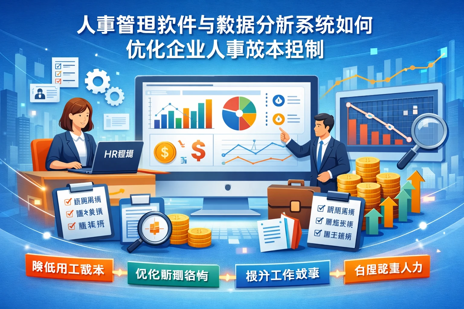 人事管理软件与数据分析系统如何优化企业人事成本控制