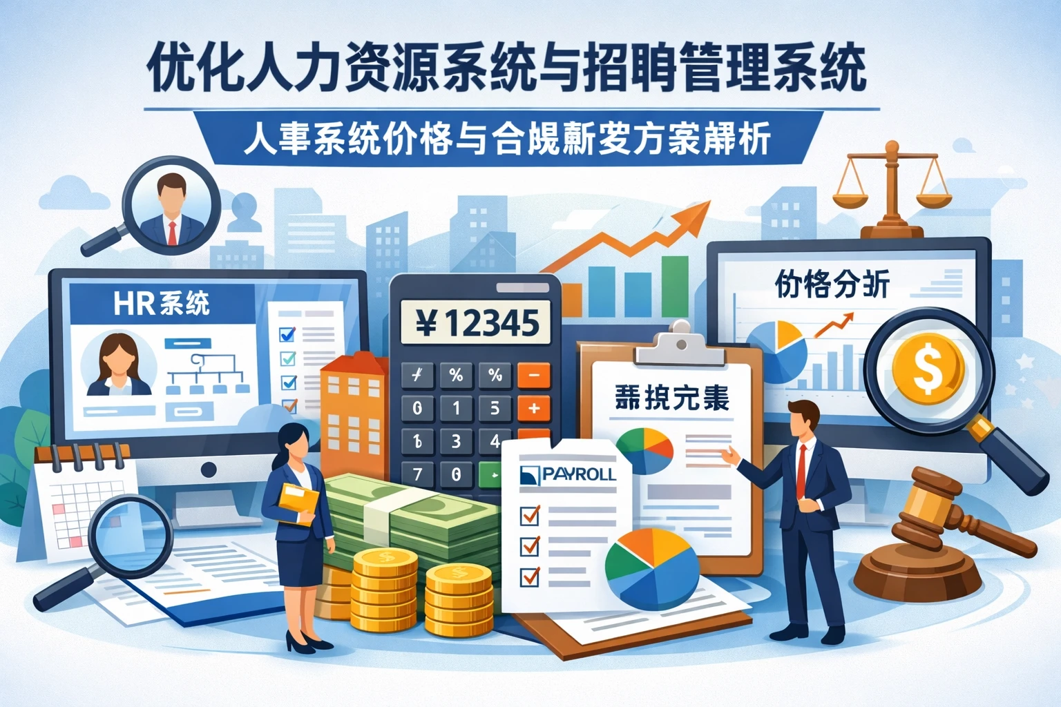 优化人力资源系统与招聘管理系统：人事系统价格与合规薪资方案解析