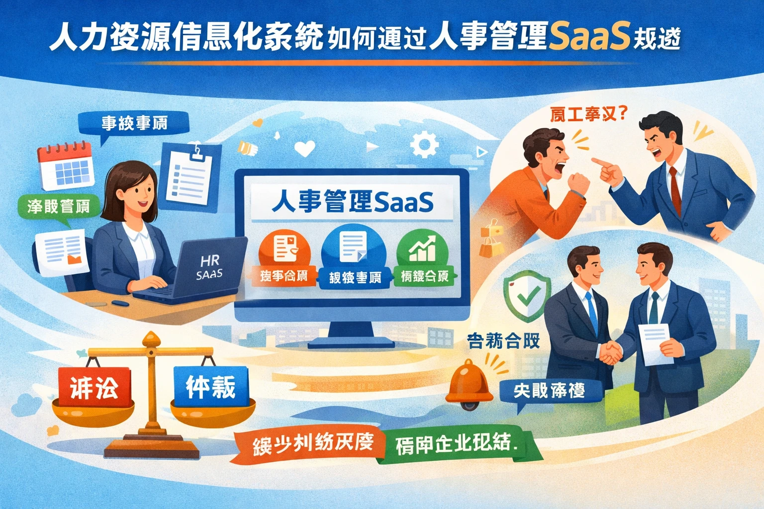 人力资源信息化系统如何通过人事管理SaaS规避劳动纠纷