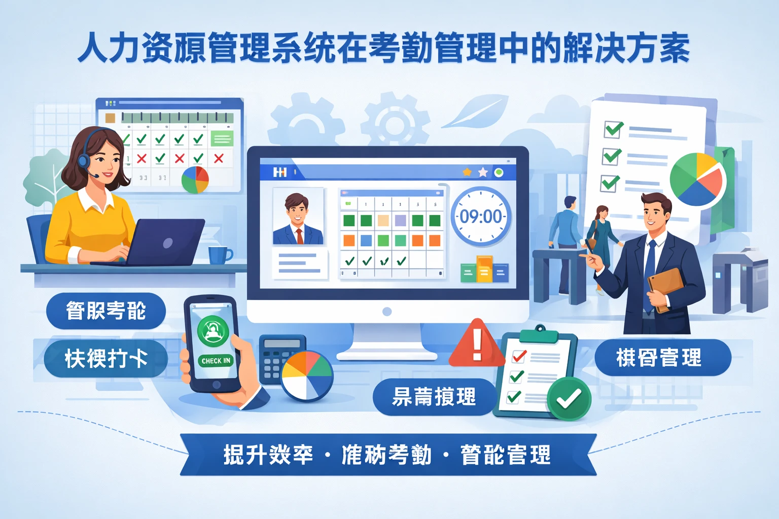 人力资源管理系统在考勤管理中的解决方案