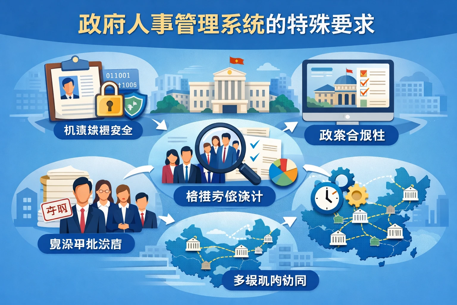 政府人事管理系统的特殊要求