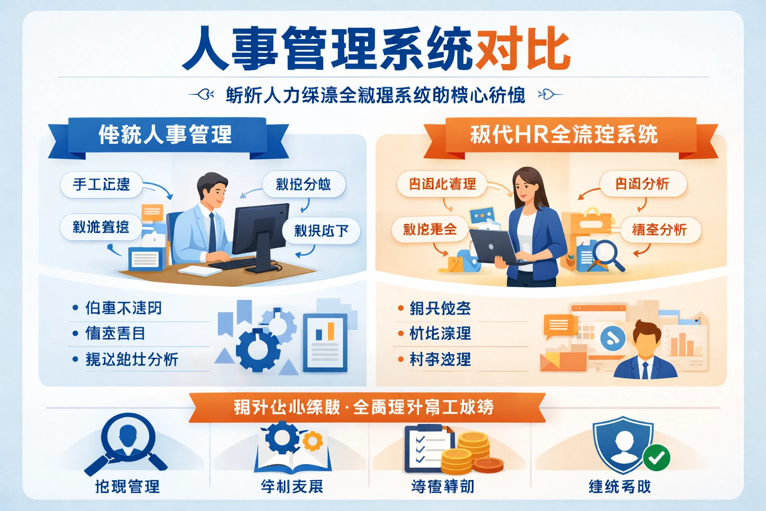 人事管理系统对比：解析人力资源全流程系统的核心价值