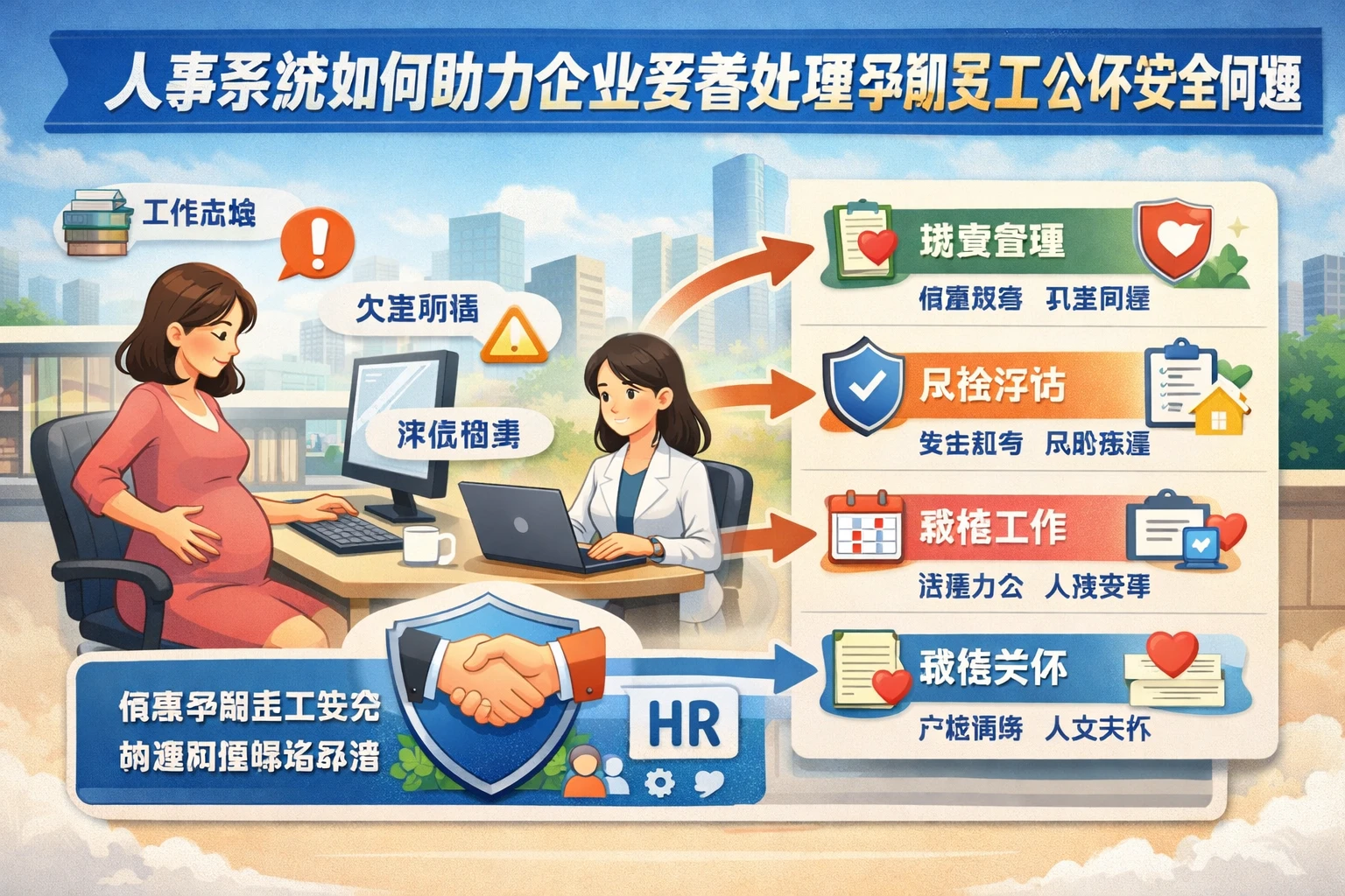 人事系统如何助力企业妥善处理孕期员工办公环境安全问题