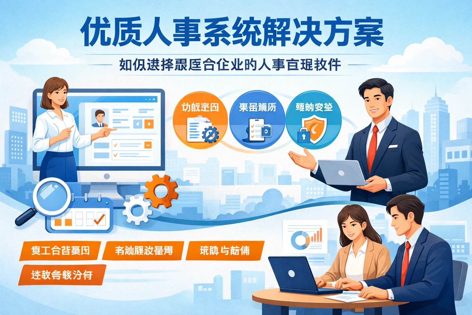 优质人事系统解决方案：如何选择最适合企业的人事管理软件