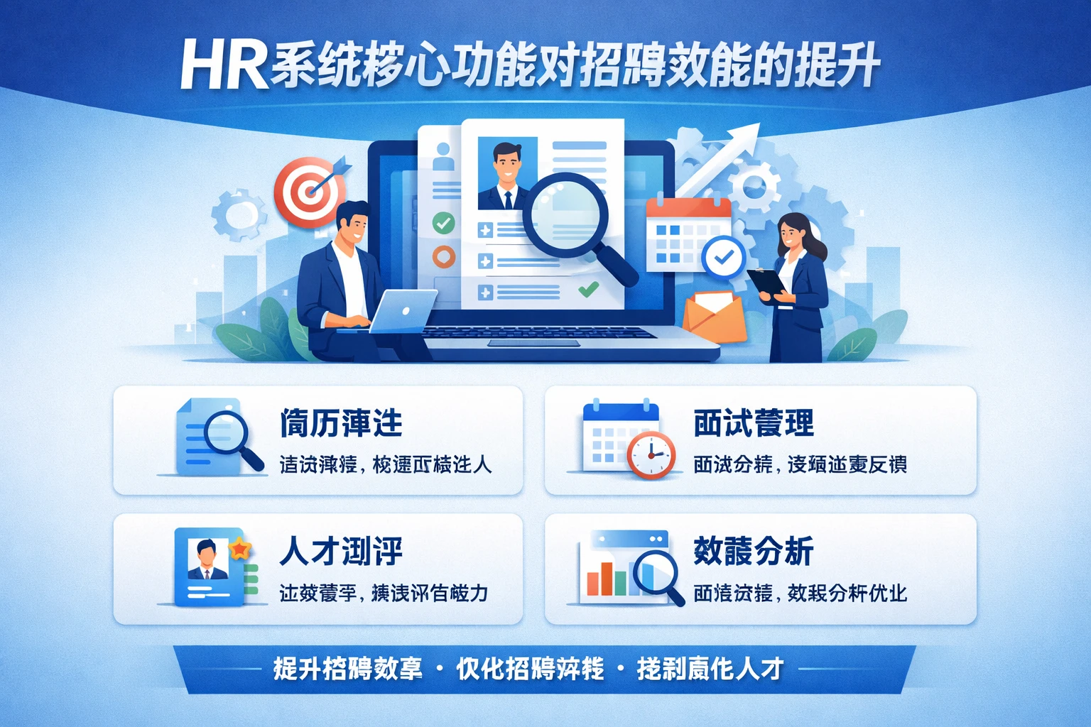 HR系统核心功能对招聘效能的提升