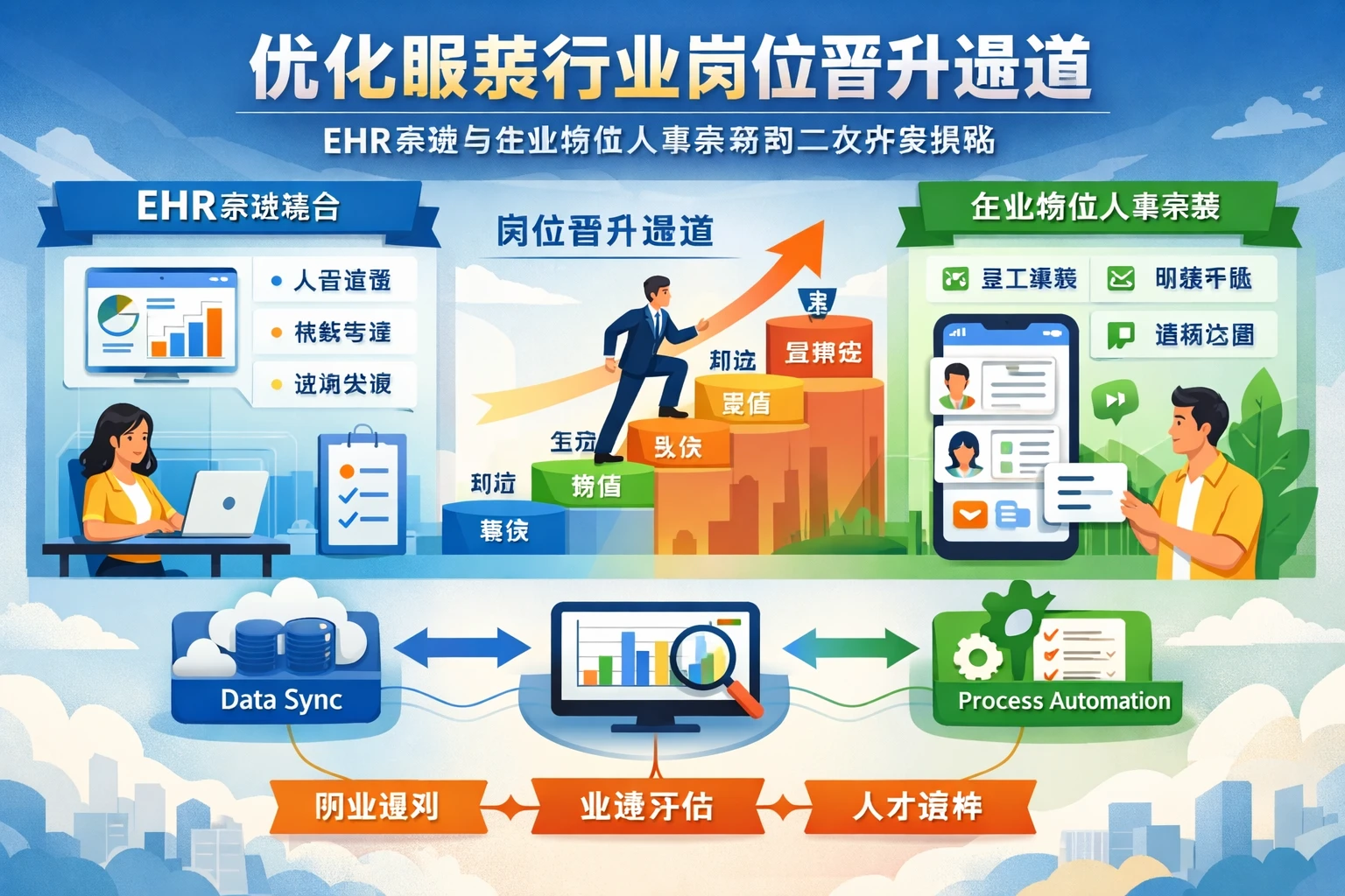优化服装行业岗位晋升通道：EHR系统与企业微信人事系统的二次开发策略