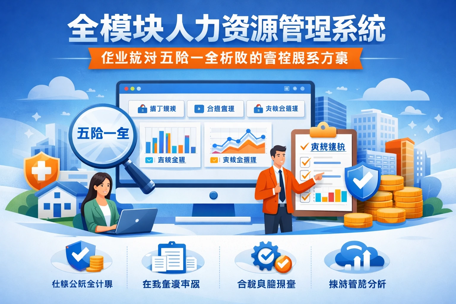 全模块人力资源管理系统：企业应对五险一金新政的智能解决方案