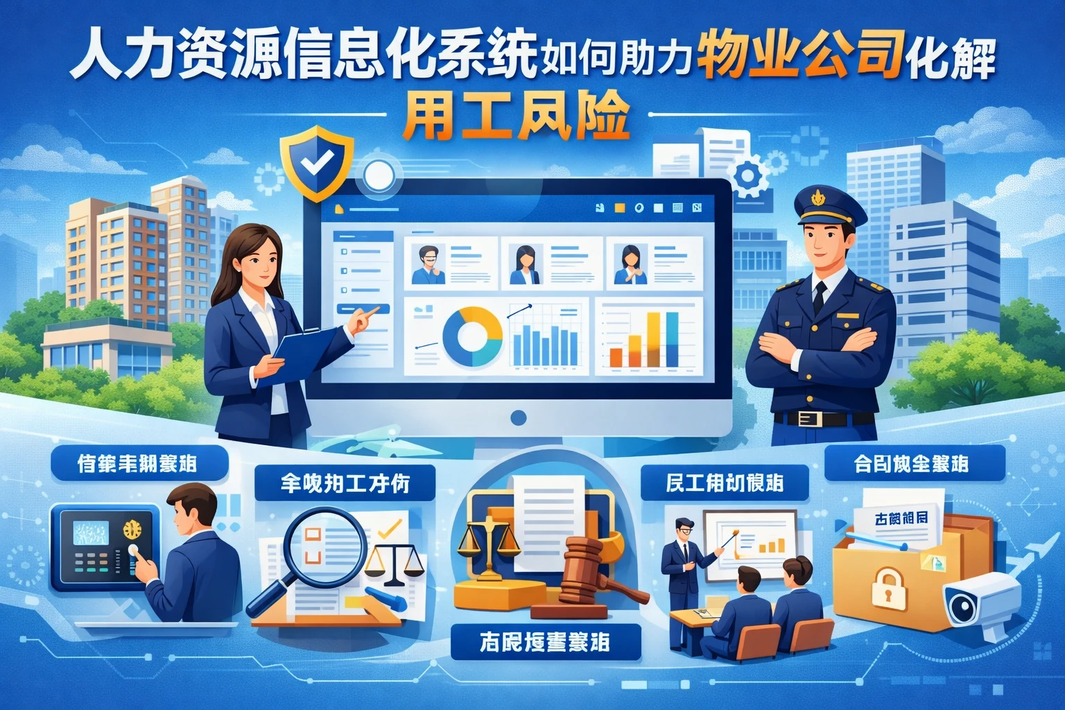 人力资源信息化系统如何助力物业公司化解用工风险