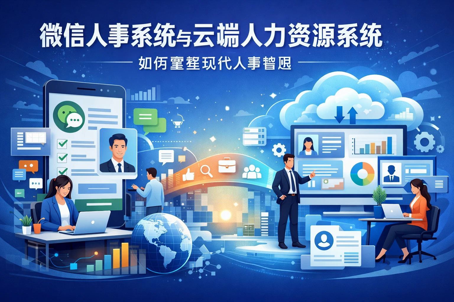 微信人事系统与云端人力资源系统如何重塑现代人事管理