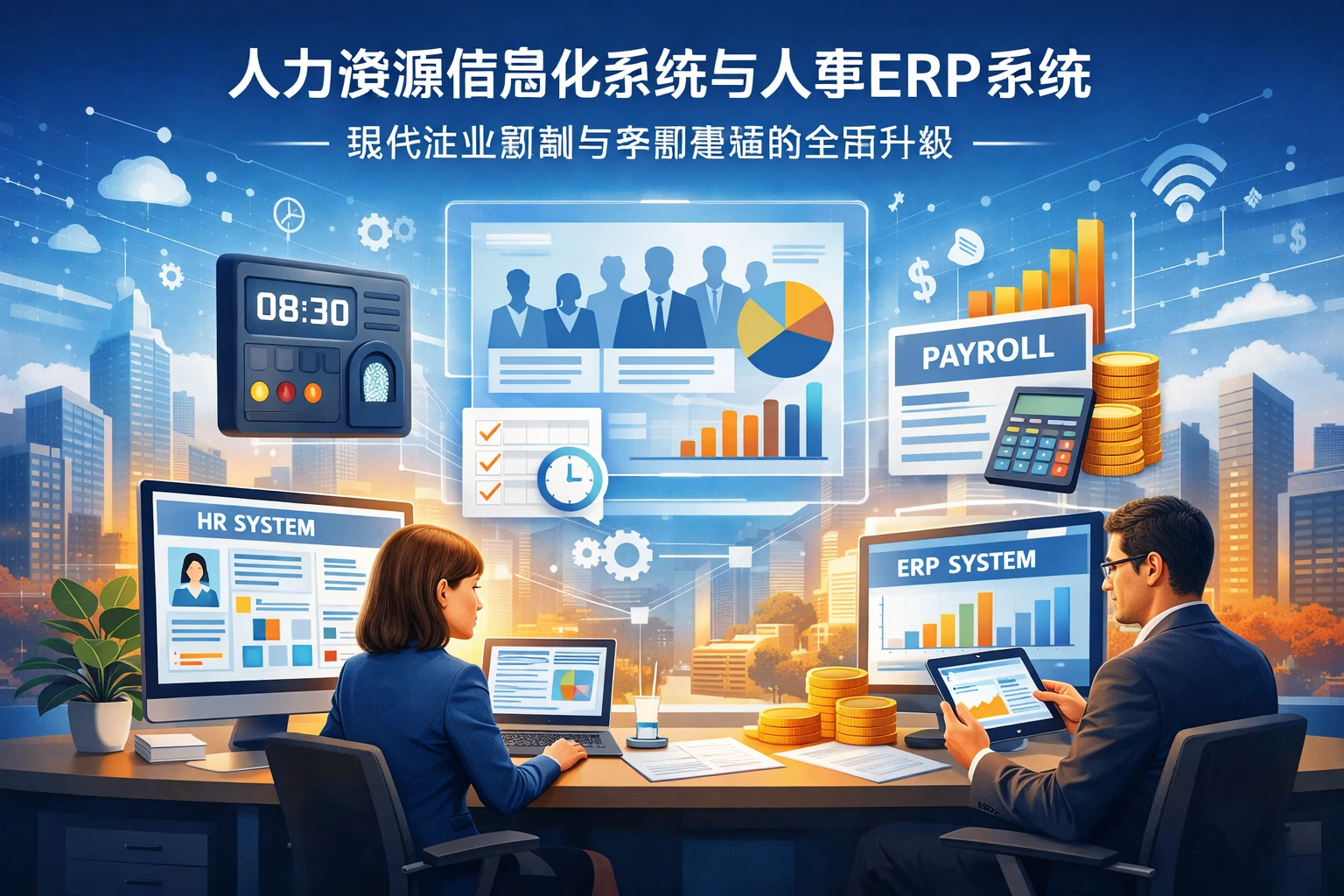 人力资源信息化系统与人事ERP系统:现代企业薪酬与考勤管理的全面升级