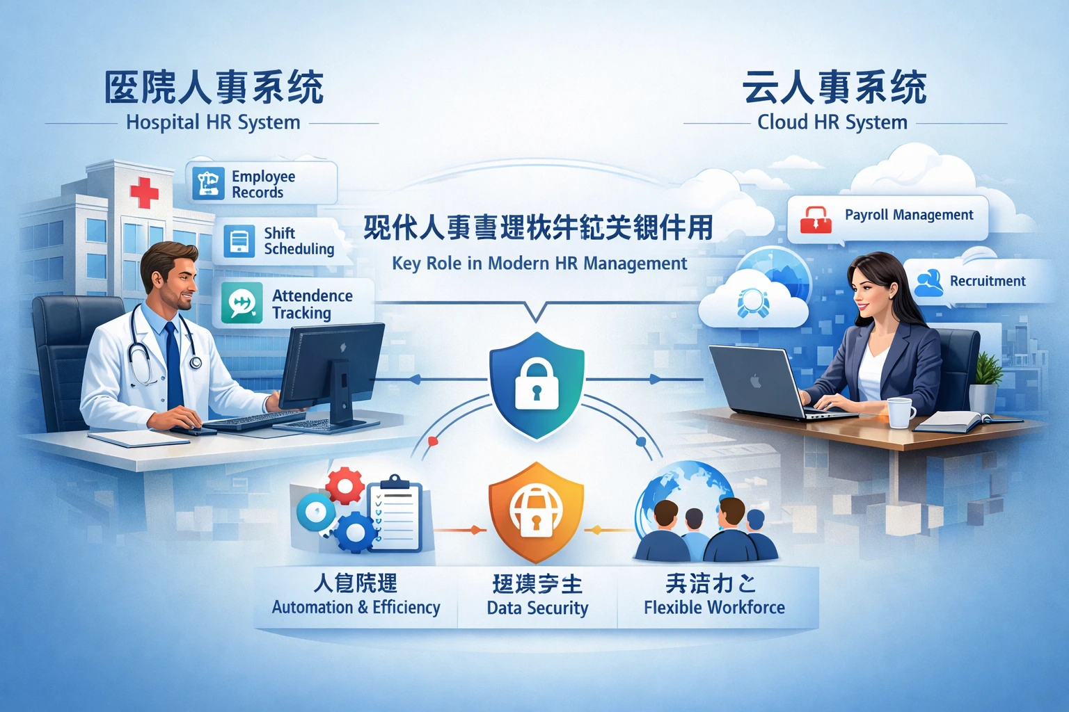 医院人事系统与云人事系统在现代人事管理软件中的关键作用