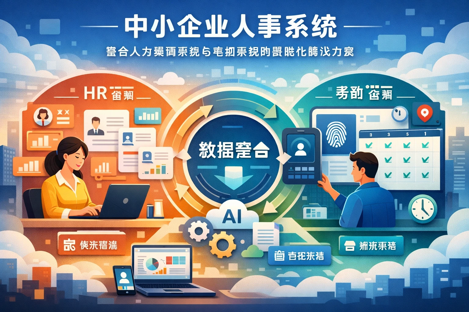 中小企业人事系统:整合人力资源系统与考勤系统的智能化解决方案