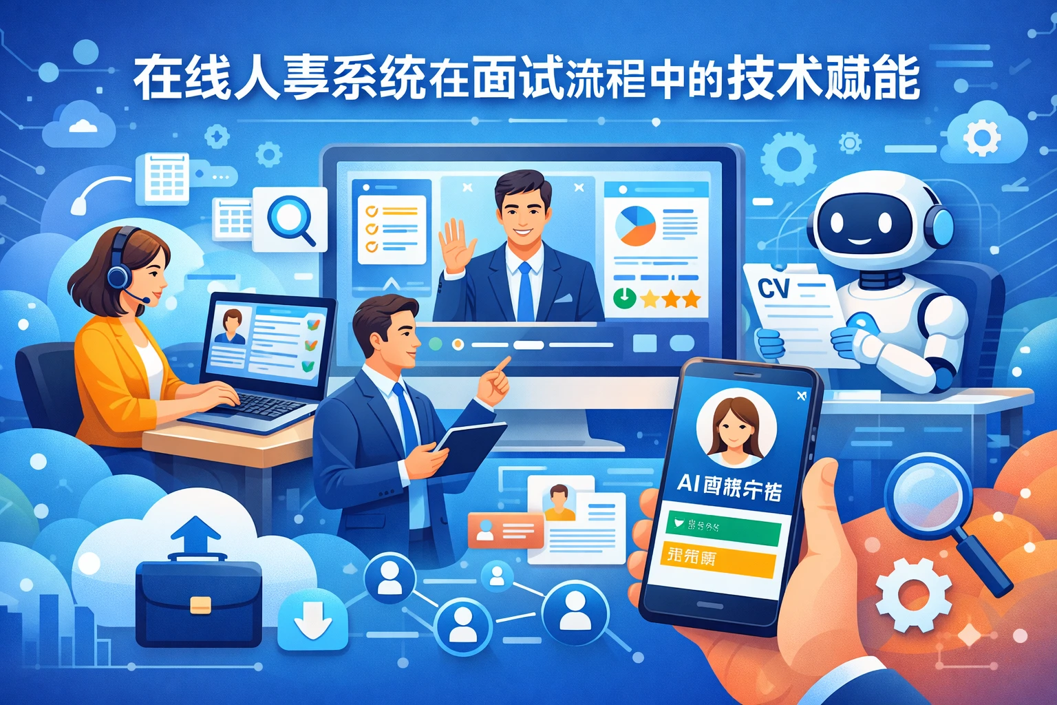 在线人事系统在面试流程中的技术赋能