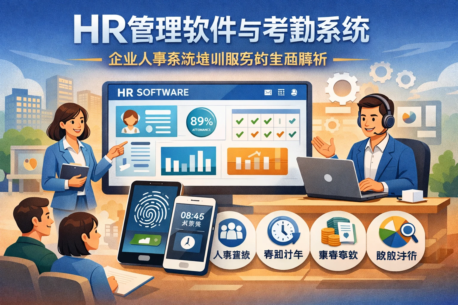 HR管理软件与考勤系统：企业人事系统培训服务的全面解析