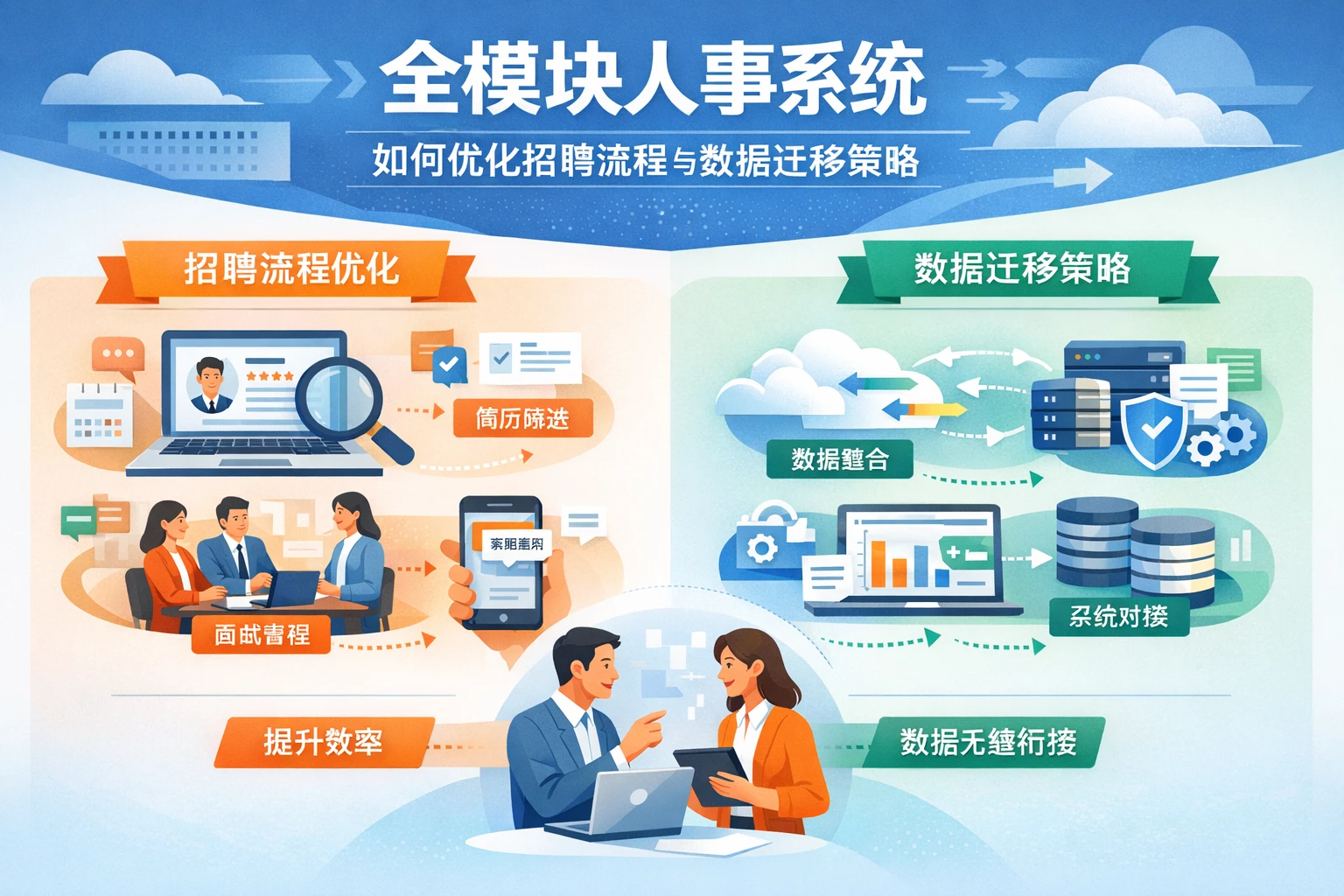 全模块人事系统如何优化招聘流程与数据迁移策略