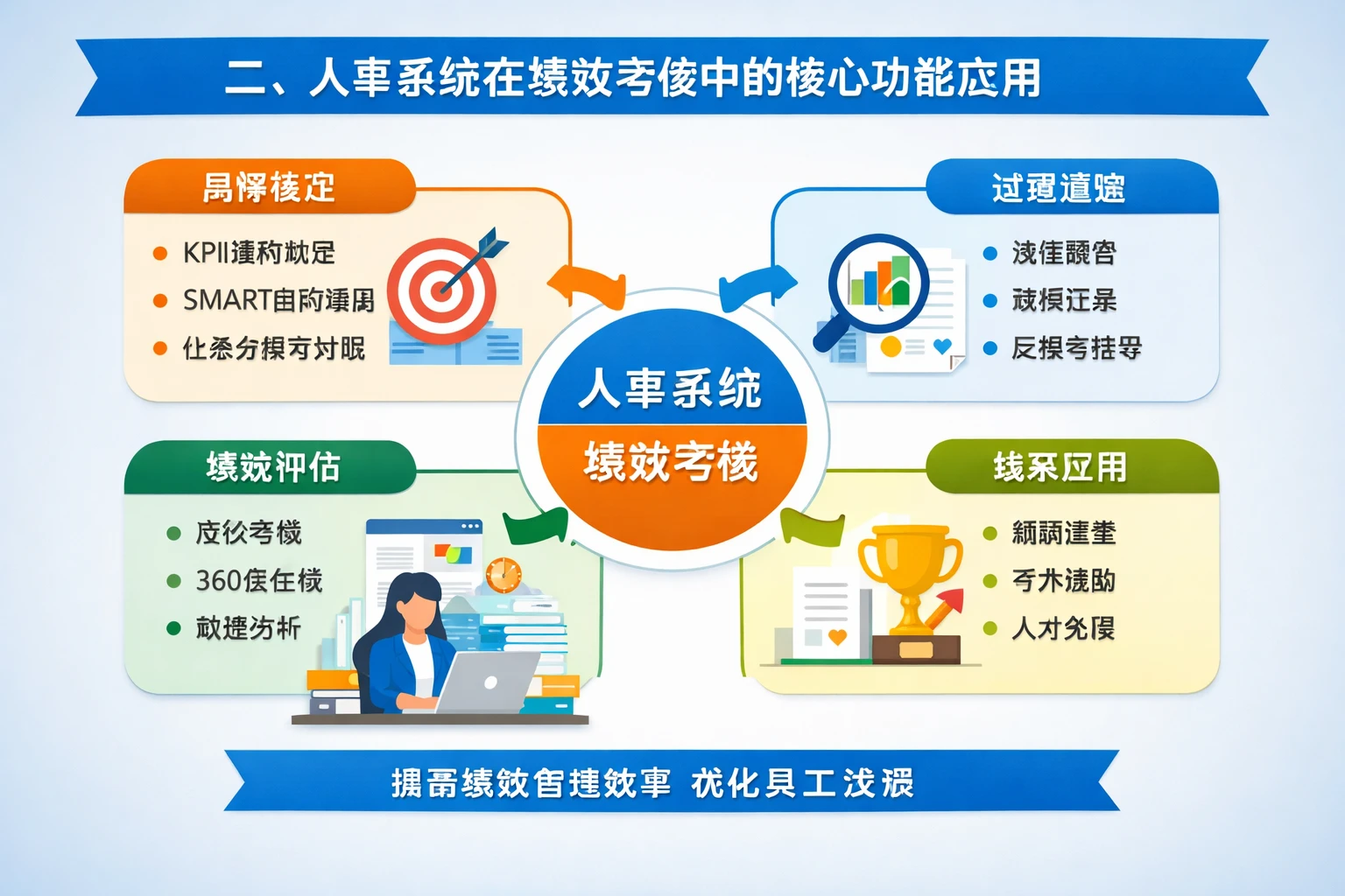 二、人事系统在绩效考核中的核心功能应用