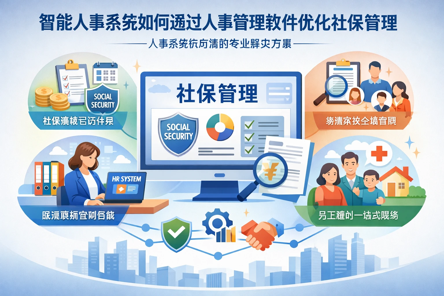 智能人事系统如何通过人事管理软件优化社保管理——人事系统供应商的专业解决方案