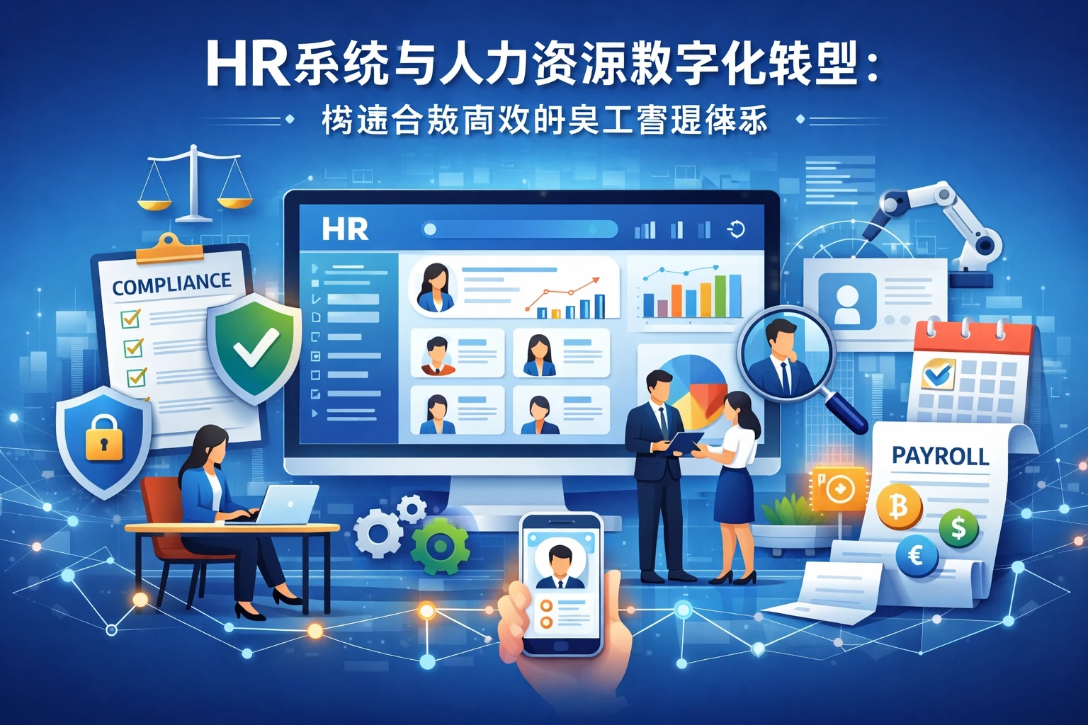 HR系统与人力资源数字化转型：构建合规高效的员工管理体系
