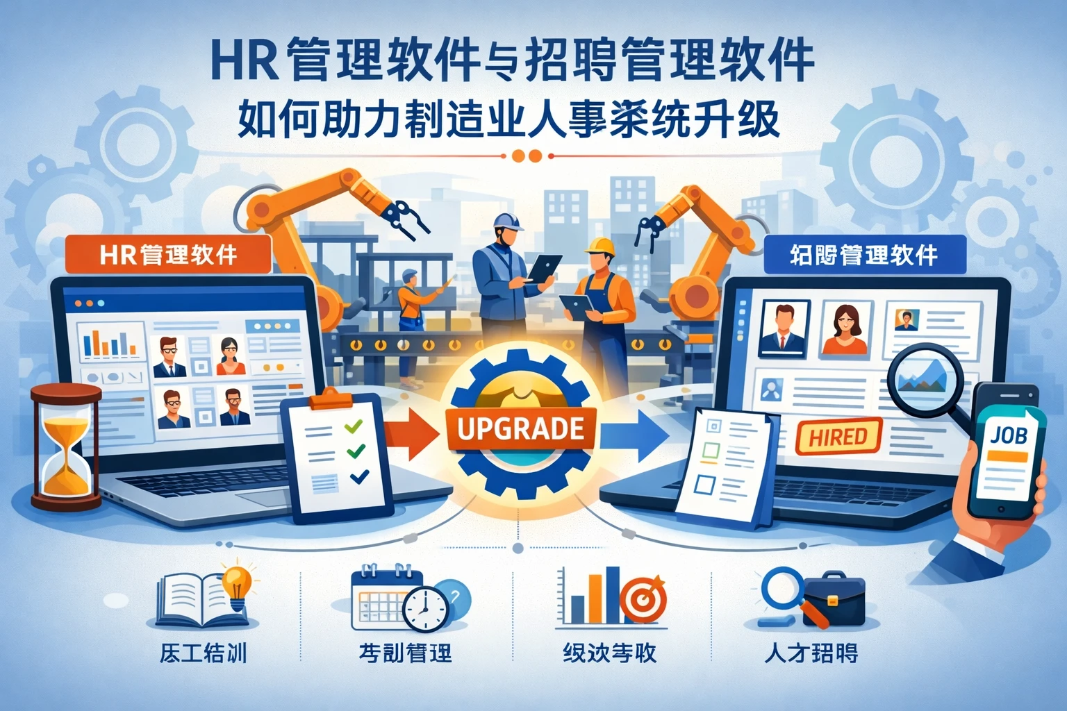 HR管理软件与招聘管理软件如何助力制造业人事系统升级