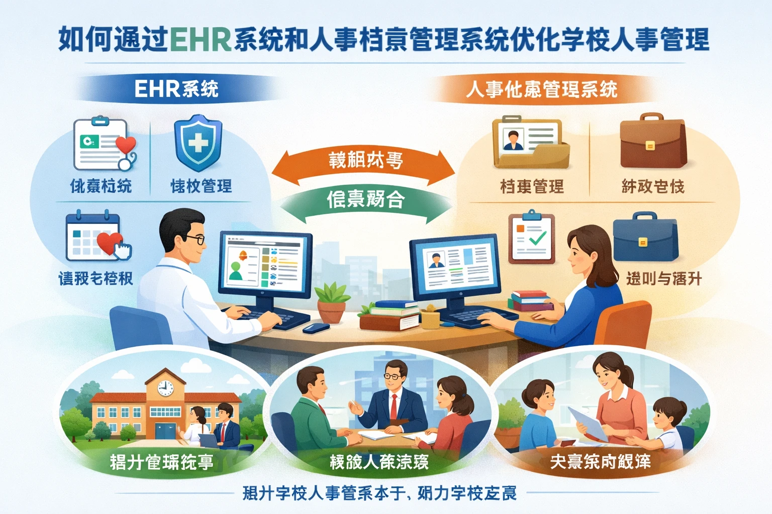 如何通过EHR系统和人事档案管理系统优化学校人事管理