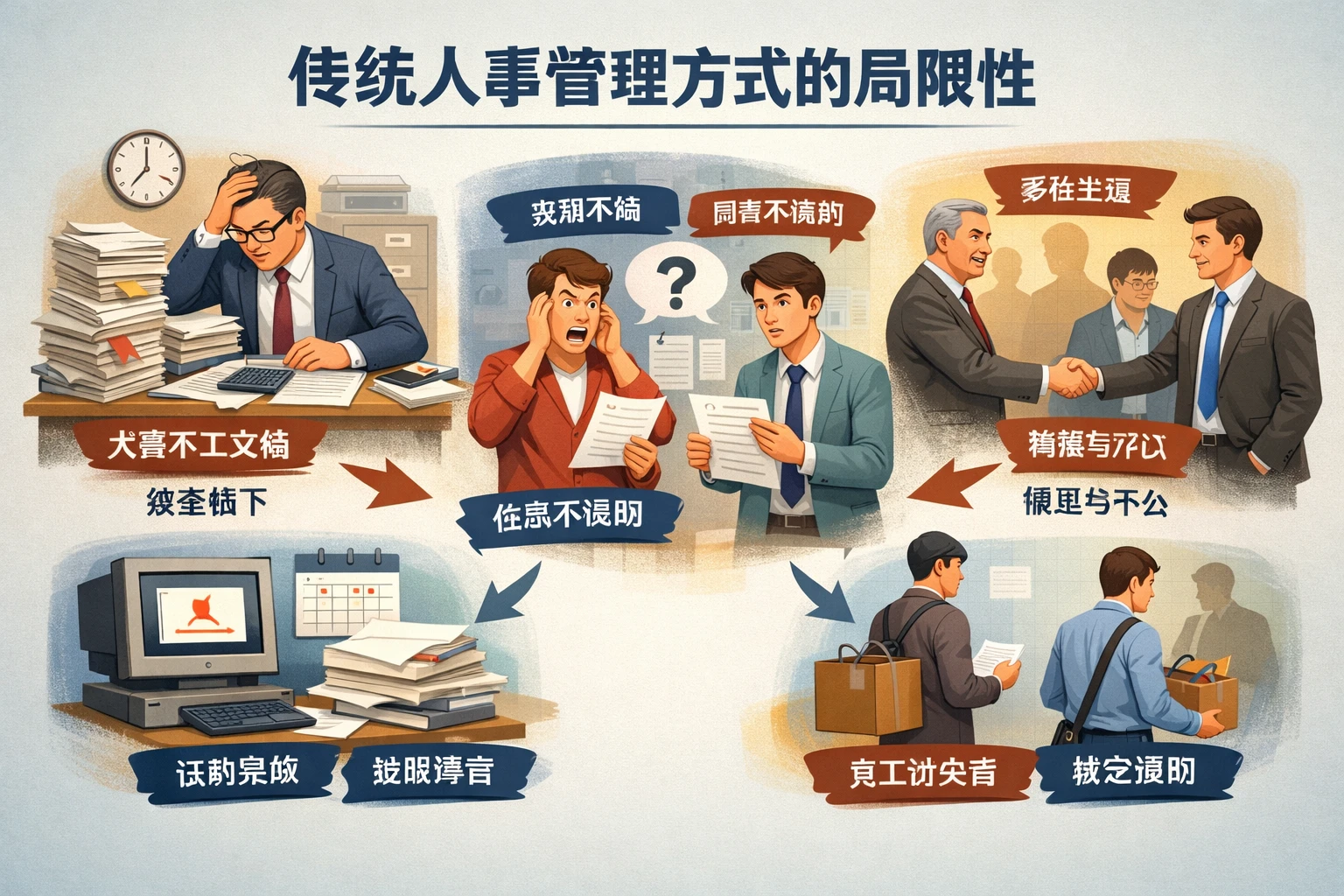 传统人事管理方式的局限性