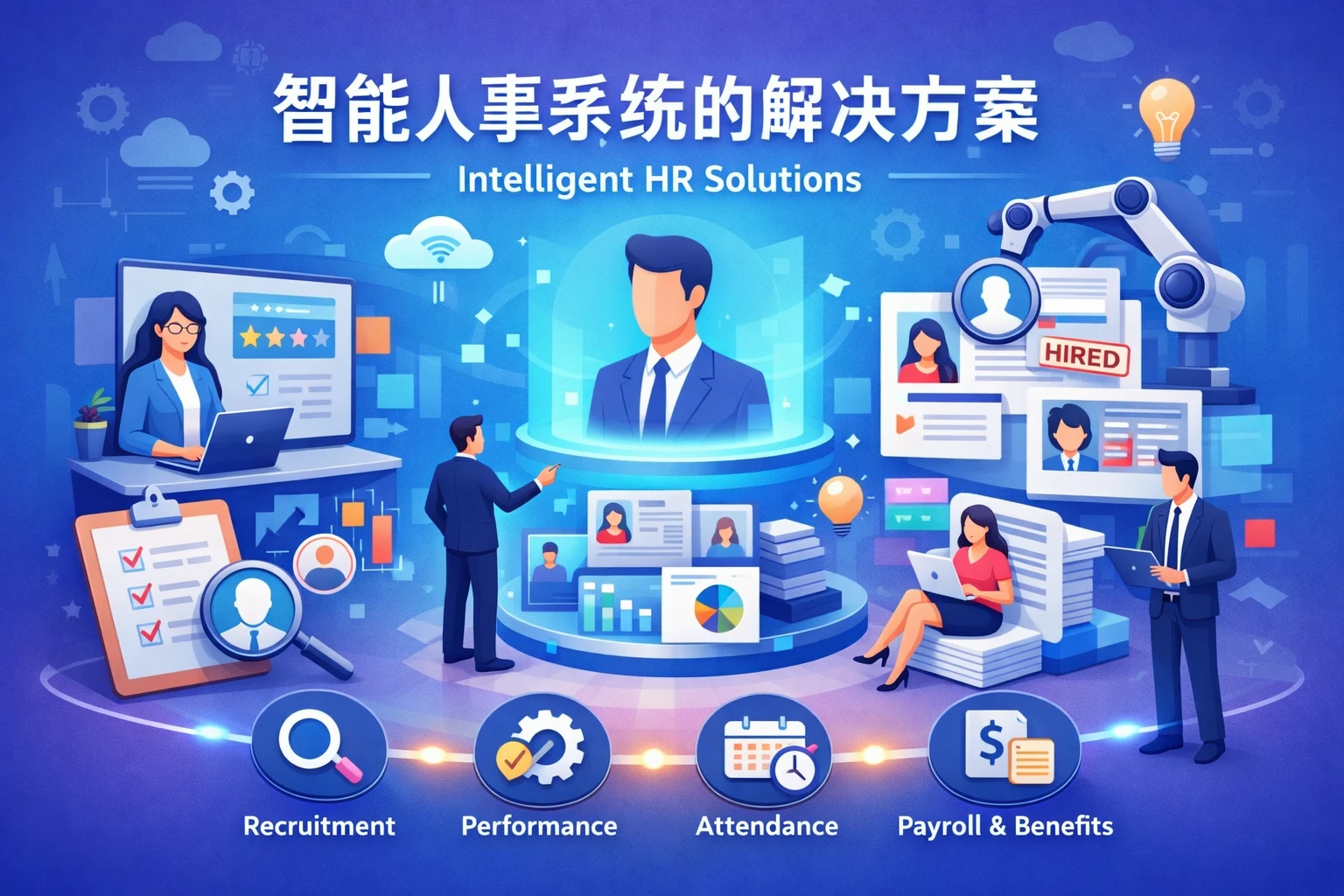 智能人事系统的解决方案