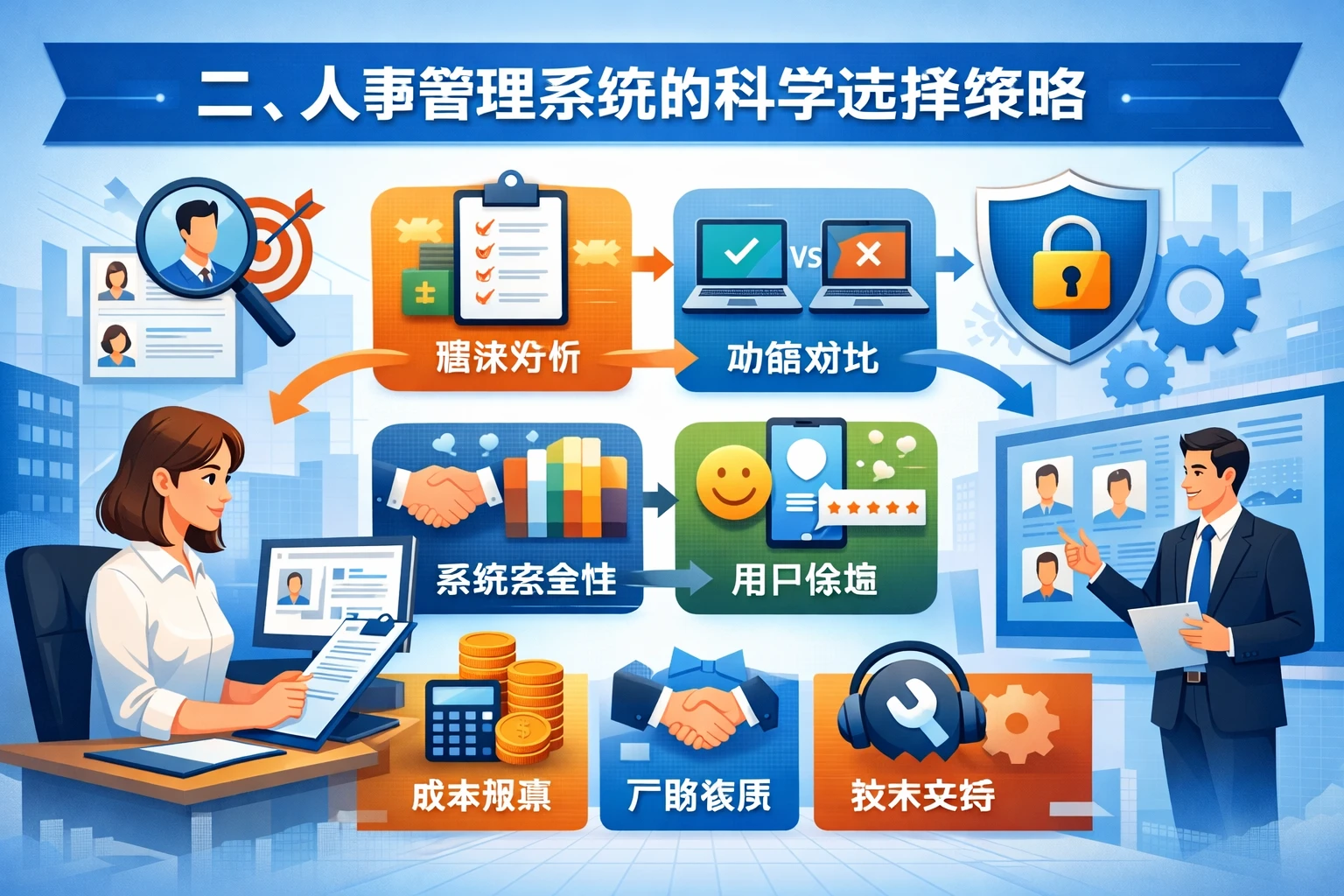 二、人事管理系统的科学选择策略