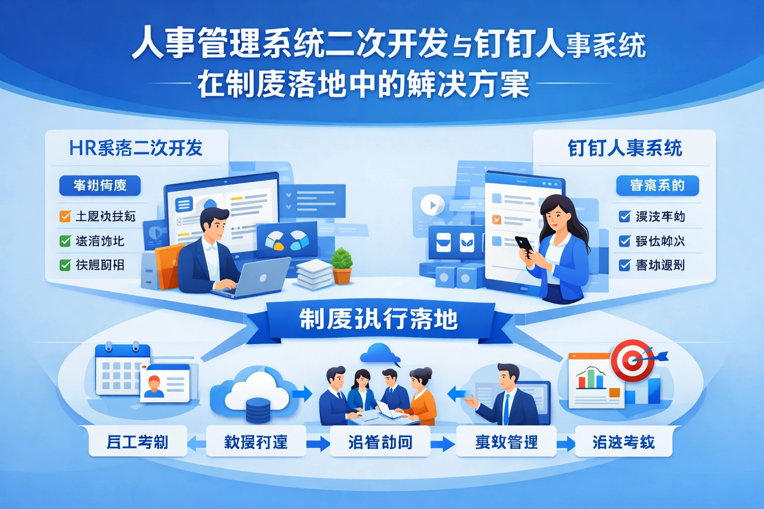 人事管理系统二次开发与钉钉人事系统在制度落地中的解决方案