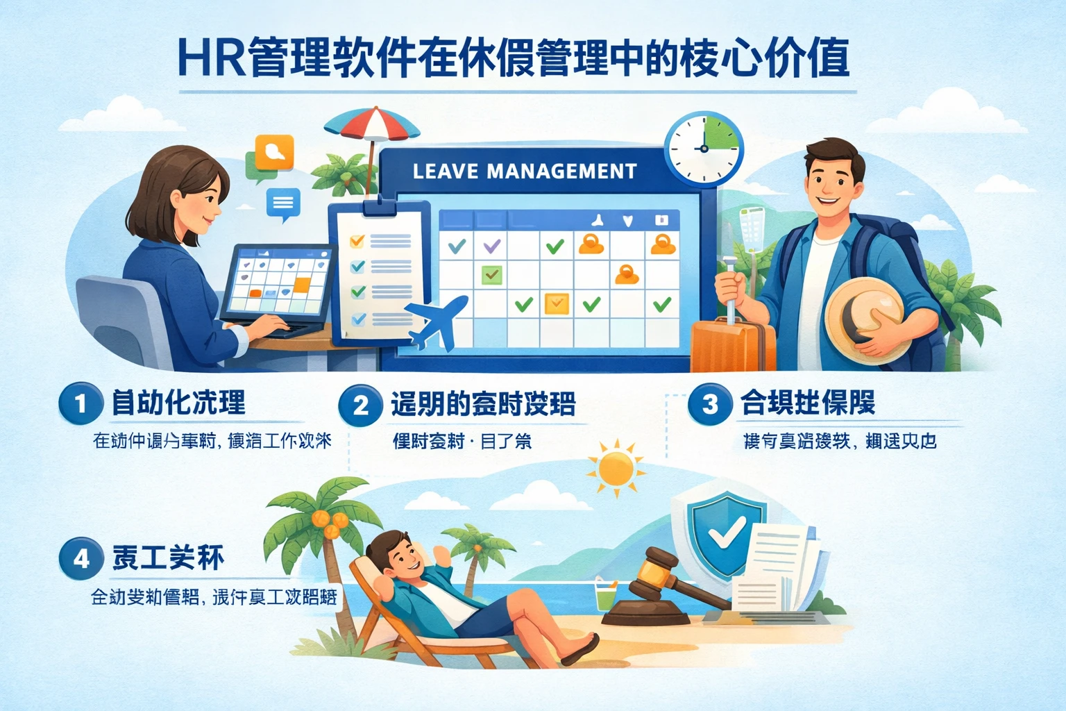 HR管理软件在休假管理中的核心价值