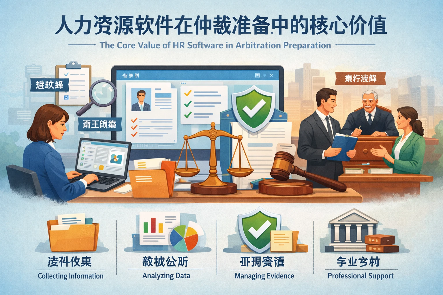 人力资源软件在仲裁准备中的核心价值