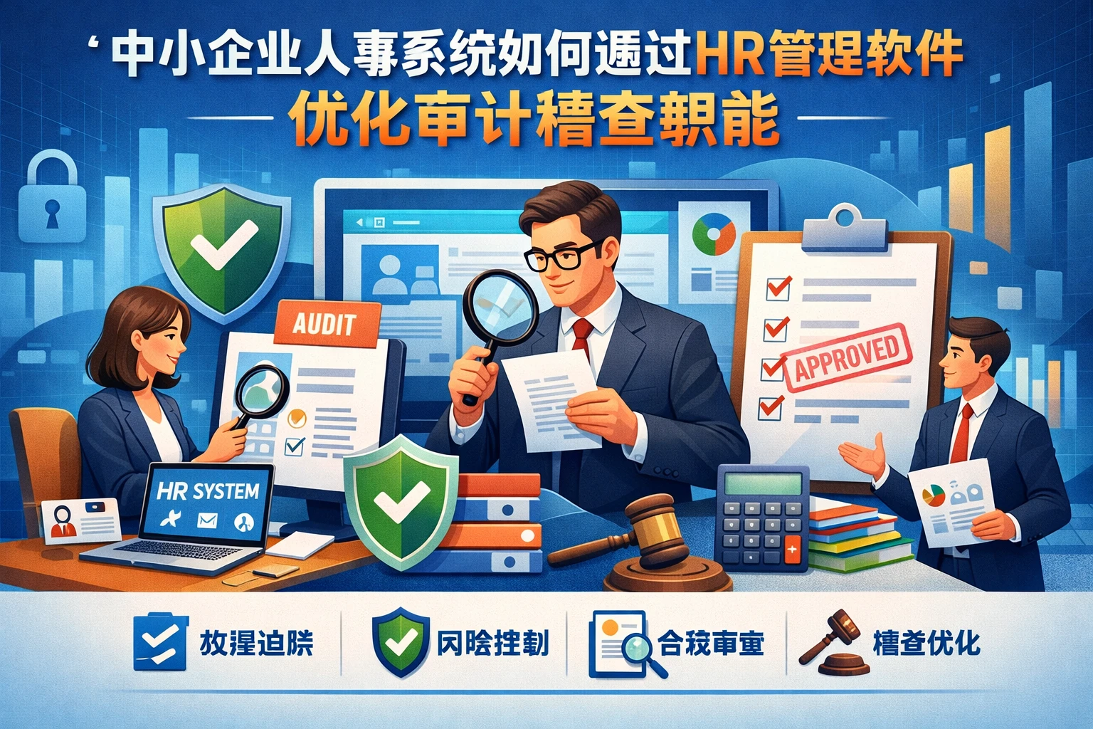 中小企业人事系统如何通过HR管理软件优化审计稽查职能