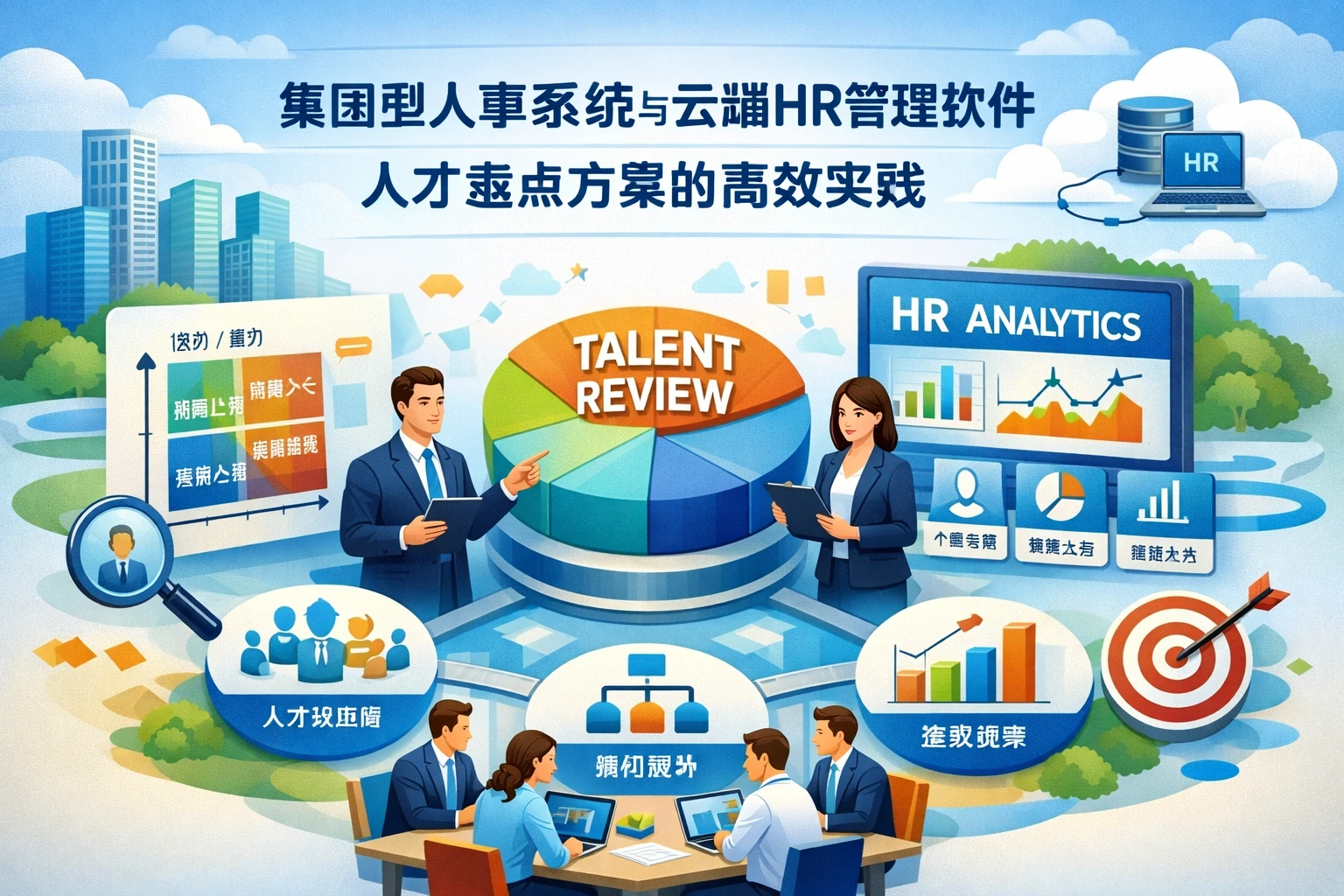 集团型人事系统与云端HR管理软件：人才盘点方案的高效实践