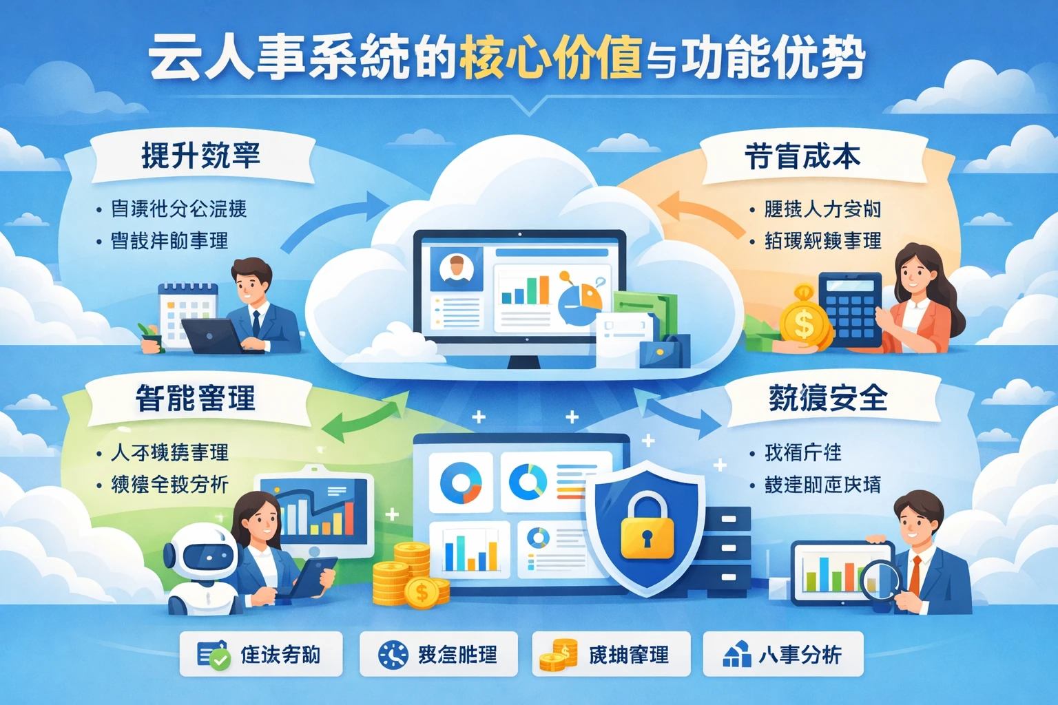 云人事系统的核心价值与功能优势