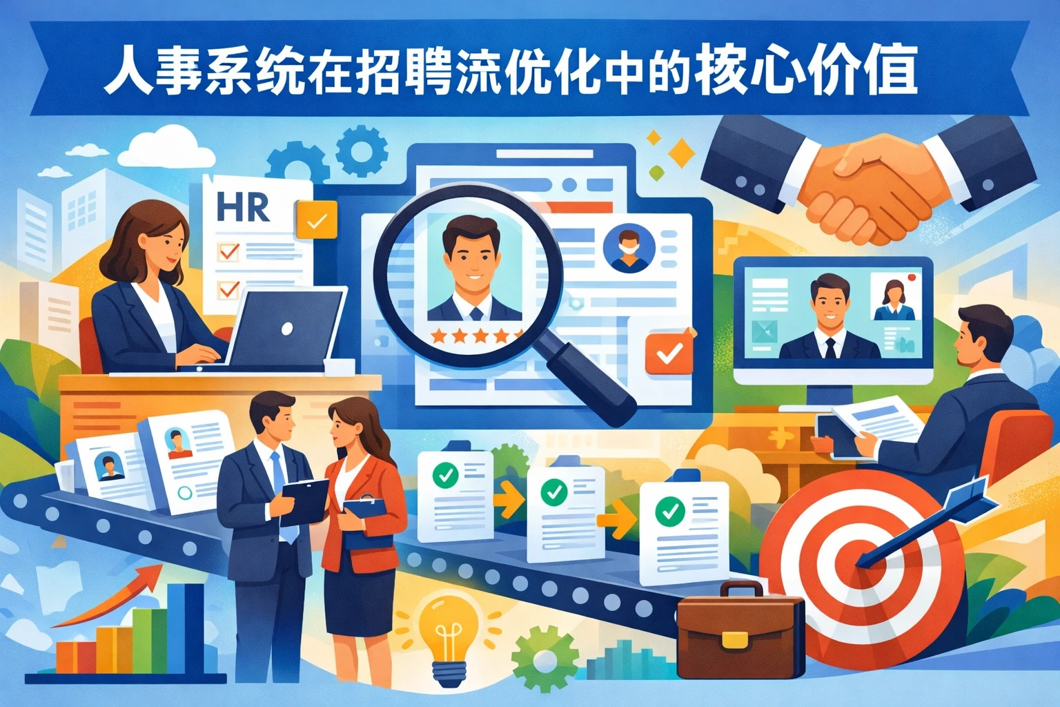 人事系统在招聘流程优化中的核心价值