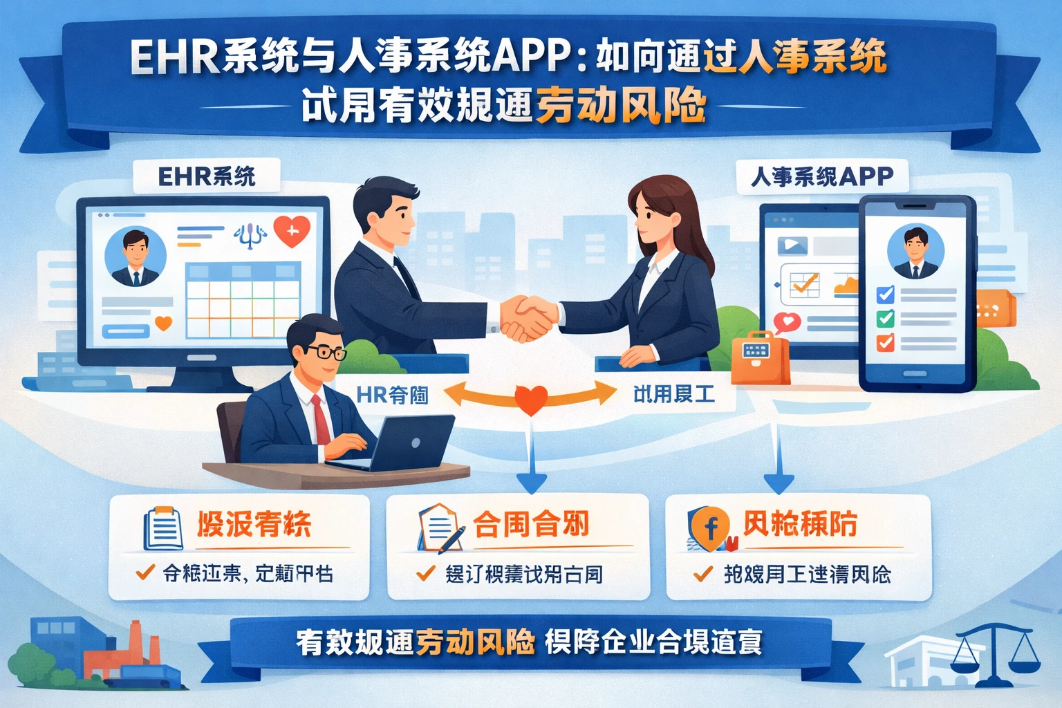EHR系统与人事系统APP：如何通过人事系统试用有效规避劳动风险