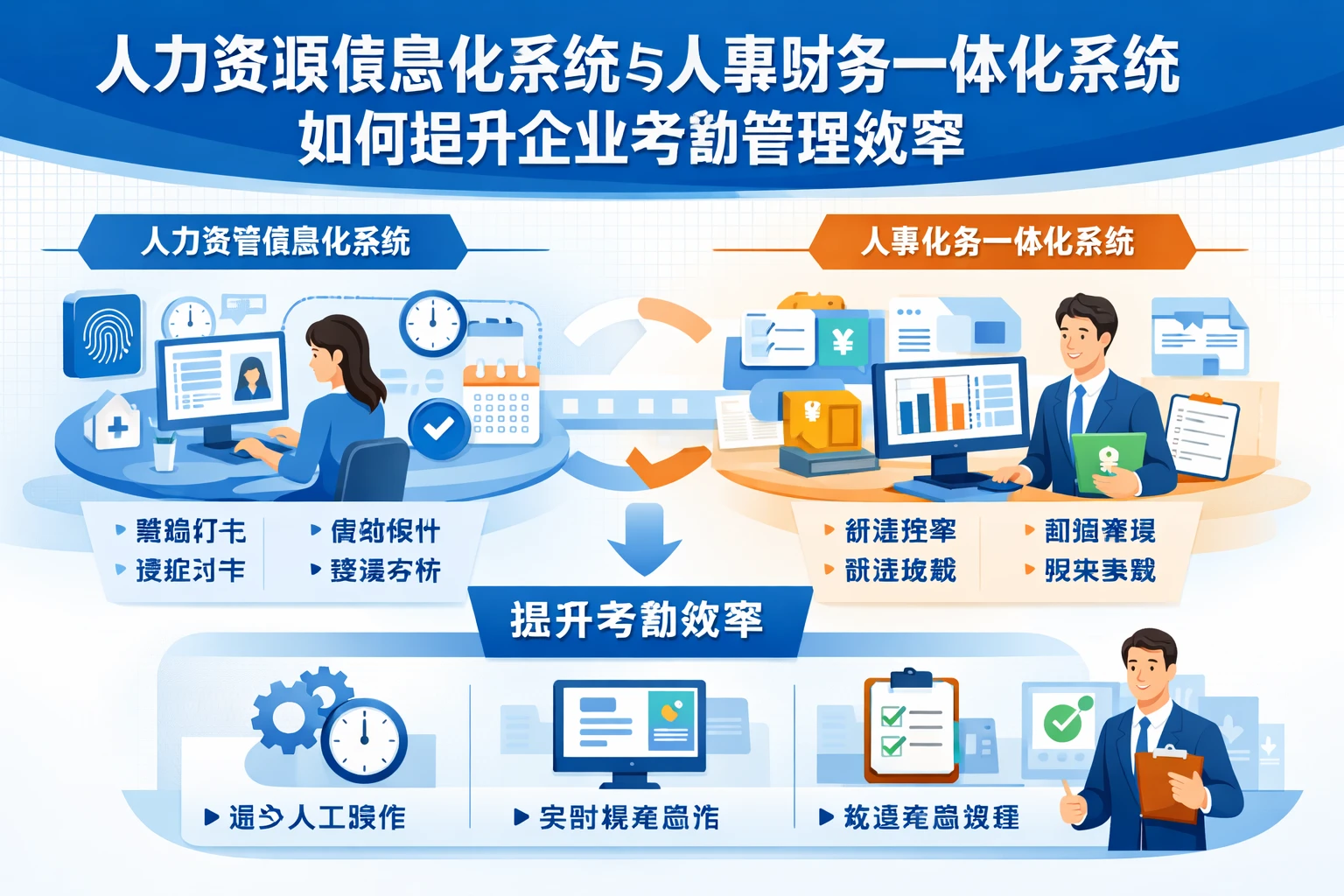 人力资源信息化系统与人事财务一体化系统如何提升企业考勤管理效率