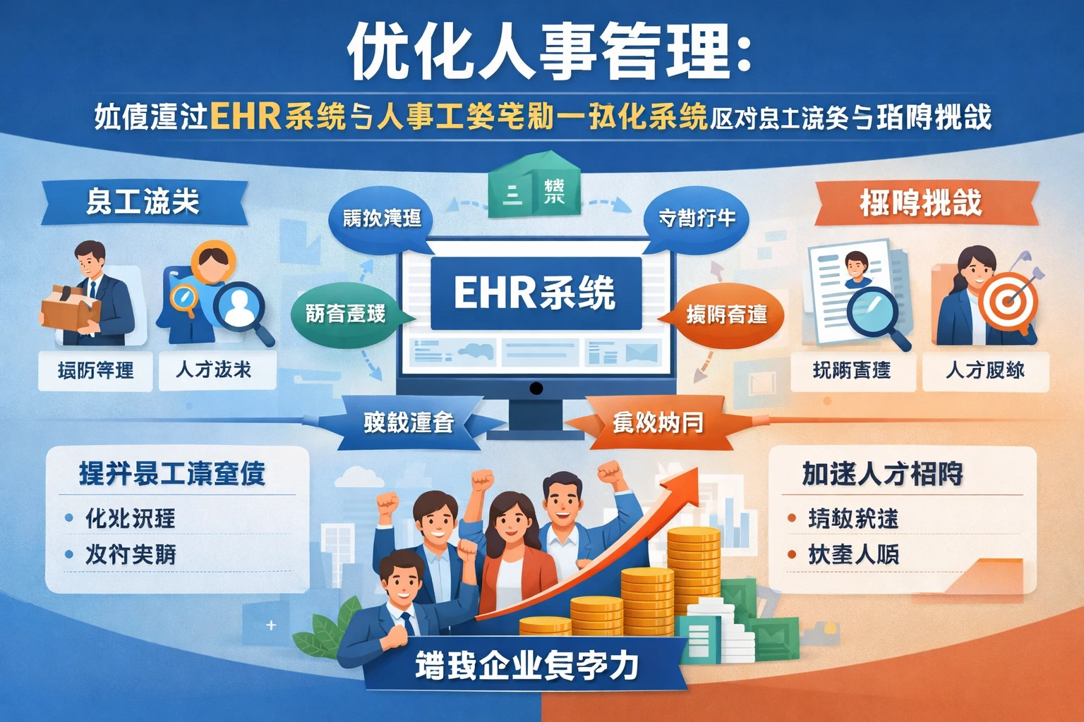 优化人事管理:如何通过EHR系统与人事工资考勤一体化系统应对员工流失与招聘挑战