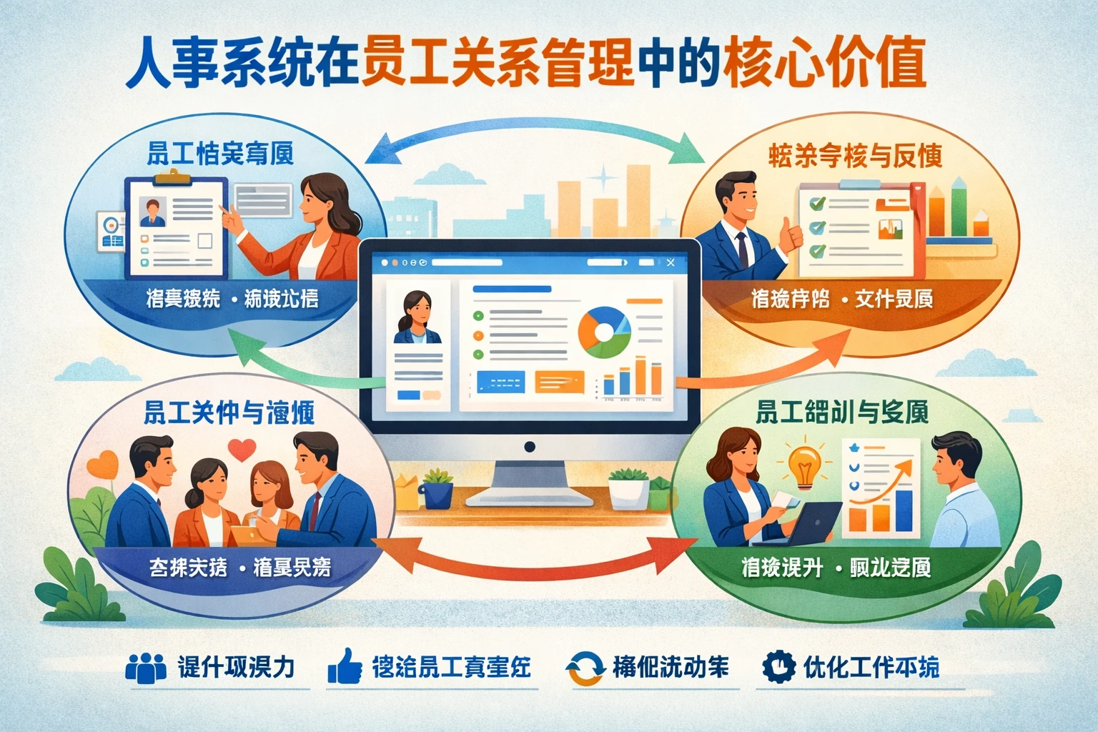 人事系统在员工关系管理中的核心价值